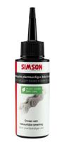 Kettingolie Simson plantaardig voor E-bike & city bike - zwart/rood