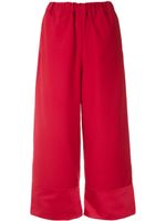 Olympiah pantalon palazzo crop Juanita - Rouge