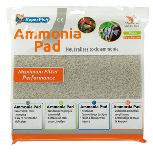 Superfish Ammonia Pad 45x25 cm - Veilig en Effectief Vijverwaterfilter tegen Ammoniak