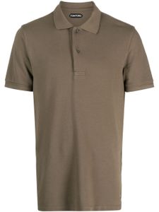 TOM FORD polo en coton piqué - Vert