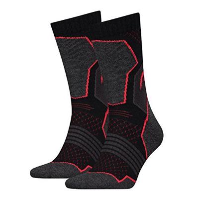HEAD Hiking Crew sokken 2-pack Unisex Black/red-35-38