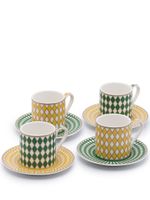 POLSPOTTEN lot de 4 tasses Expresso (100 ml) - Jaune