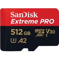SanDisk Extreme PRO 512GB MicroSDXC Geheugenkaart