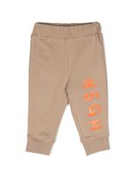 MSGM Kids pantalon de jogging à logo imprimé - Tons neutres - thumbnail