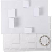 Creativ Company Kerstkalender, afm 30x42 cm, wit, 5 stuk/ 1 doos