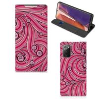 Samsung Galaxy Note20 | Bookcase | Swirl Pink