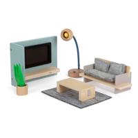 Small Foot - houten poppenhuis meubeltjes woonkamer