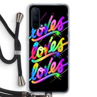 Loves: OnePlus Nord CE 5G Transparant Hoesje met koord