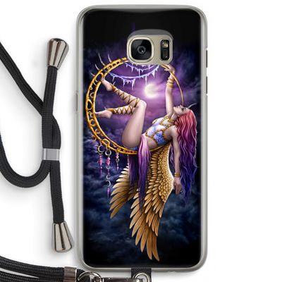 Aerial Angel: Samsung Galaxy S7 Edge Transparant Hoesje met koord