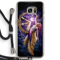 Aerial Angel: Samsung Galaxy S7 Edge Transparant Hoesje met koord