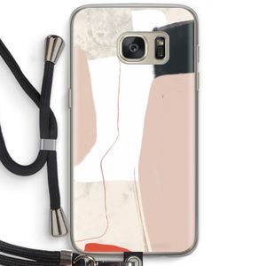 Lava: Samsung Galaxy S7 Transparant Hoesje met koord