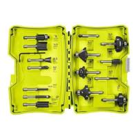 RYOBI Doos met 15 bonte uitstekers schacht Ø 6 mm - RAKRBS15