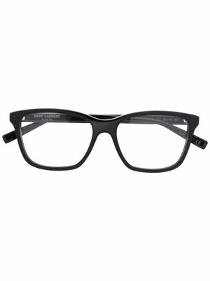 Saint Laurent Eyewear lunettes de vue à monture carrée - Noir