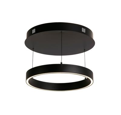 Hanglamp Layla Gesture Control - Black Metal & Opal Acrylic