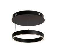 Hanglamp Layla Gesture Control - Black Metal & Opal Acrylic