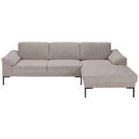 Leen Bakker - Bank Tom Met Chaise Longue Rechts - Java - Stof - Beige - 162x261x84 Cm