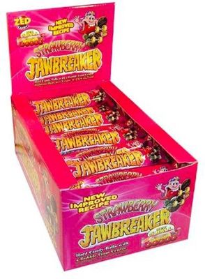 Zed Candy Zed - Jawbreaker Strawberry 4-Pack 40 Stuks (Halal)