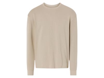 LIVERGY Heren sweater (Beige, XL)