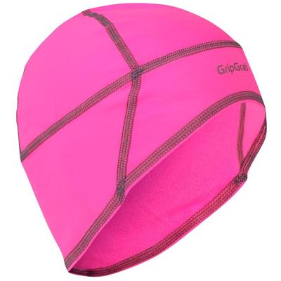 GripGrab Skull Cap Hi-Vis roze L