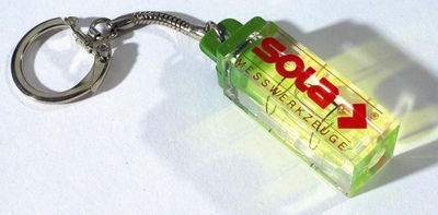 Sola Waterpas sleutelhanger blok groen WA40, Recht blok 40x15x15mm - 01611105 - 01611105