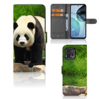 Motorola Moto G72 | Telefoonhoesje | Met pasjeshouder | Panda