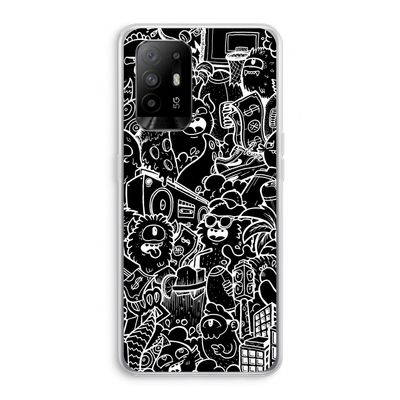 Vexx Black City : Oppo A94 5G Transparant Hoesje