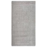 VidaXL Vloerkleed shaggy anti-slip 80x150 cm lichtgrijs