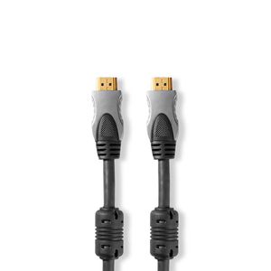 High Speed HDMI-Kabel met Ethernet | HDMI-Connector - HDMI-Connector | 10,0 m | Antraciet