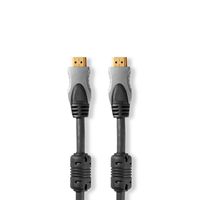 High Speed HDMI-Kabel met Ethernet | HDMI-Connector - HDMI-Connector | 10,0 m | Antraciet - thumbnail