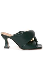 JW Anderson mules Chain Twist à talon - Vert