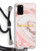 Feminist: Samsung Galaxy S20 Plus Transparant Hoesje met koord