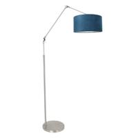 Steinhauer LeeslampPrestige Chic met blauwe kap - 8237ST