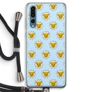 Leeuwenkoppen: Huawei P20 Pro Transparant Hoesje met koord