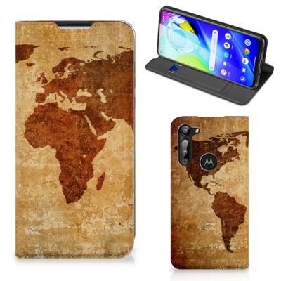 Motorola Moto G8 Power | Book Cover | Wereldkaart