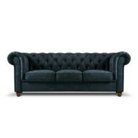 Haluta - 3-zitsbank Poekie - 224x90x80 - Petrolblauw