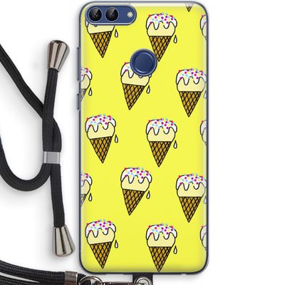 Isjes: Huawei P Smart (2018) Transparant Hoesje met koord