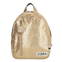 Zebra Trends Girls Rugzak Gold Leopard - thumbnail