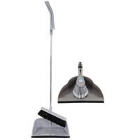 Stoffer en blik combie-set van 2 soorten - Lange/korte steel - Kunststof