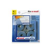 Fix-o-moll easy glijder rond 38mm grijs Fix-o-moll easy glijder rond 38mm grijs
