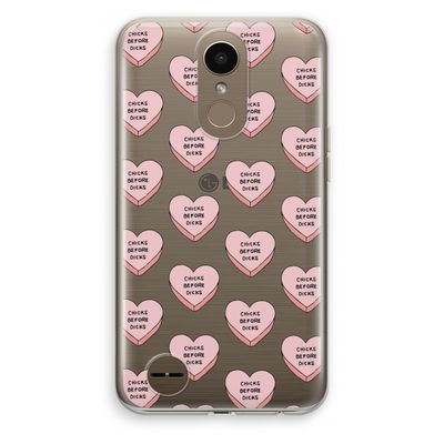 Chicks before dicks: LG K10 (2017) Transparant Hoesje