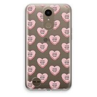 Chicks before dicks: LG K10 (2017) Transparant Hoesje