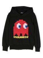 DSQUARED2 KIDS hoodie à imprimé Packman - Noir