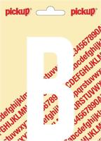 Plakletter Nobel Sticker witte letter B - Pickup