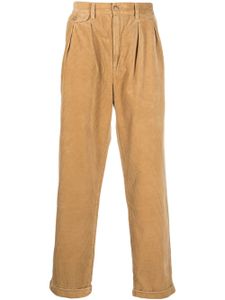 Polo Ralph Lauren pantalon côtelé droit à plis - Marron