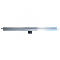 'ultra Smal' Lijnrooster Met Ongeïsoleerde Plenum Ø100mm Voor Luchtafvoer - L=1200mm