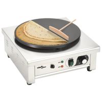 VidaXL Elektrische crêpemaker met lekbakje 40 cm 3000 w