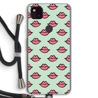 Lipjes: Pixel 4a 5G Transparant Hoesje met koord