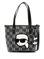 Karl Lagerfeld sac cabas Ikonik Monogram - Noir