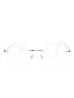 Jimmy Choo Eyewear lunettes de vue à monture carrée - Or