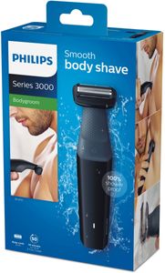 Philips BODYGROOM Series 3000 Huidvriendelijk scheerapparaat met douchebestendige bodygroomer